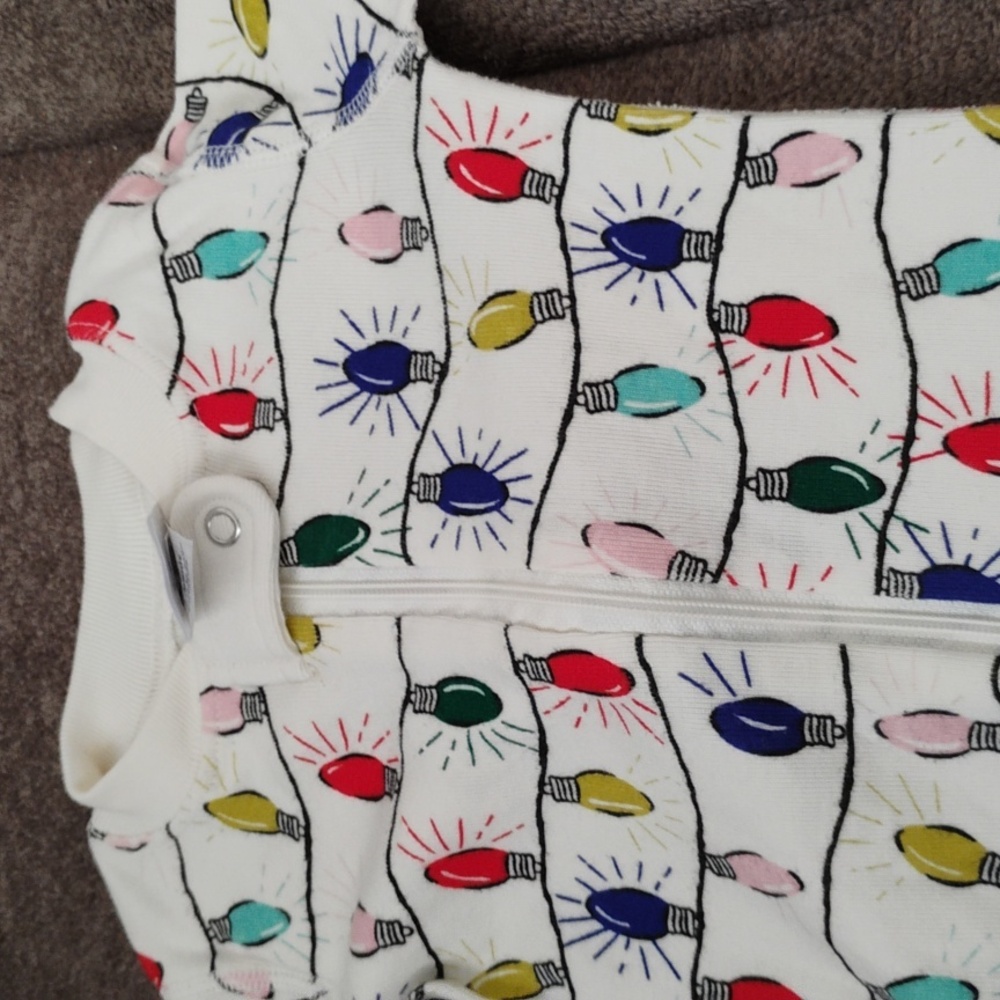 Hanna Andersson Light Bulb Print Onesie